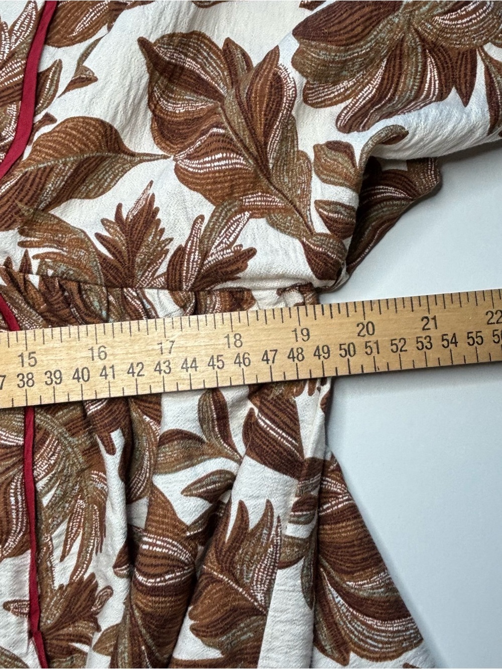 Gigio Floral Babydoll Mini Dress Medium Puff Sleeve Pockets Lined Boho NWOT - Picture 10 of 12